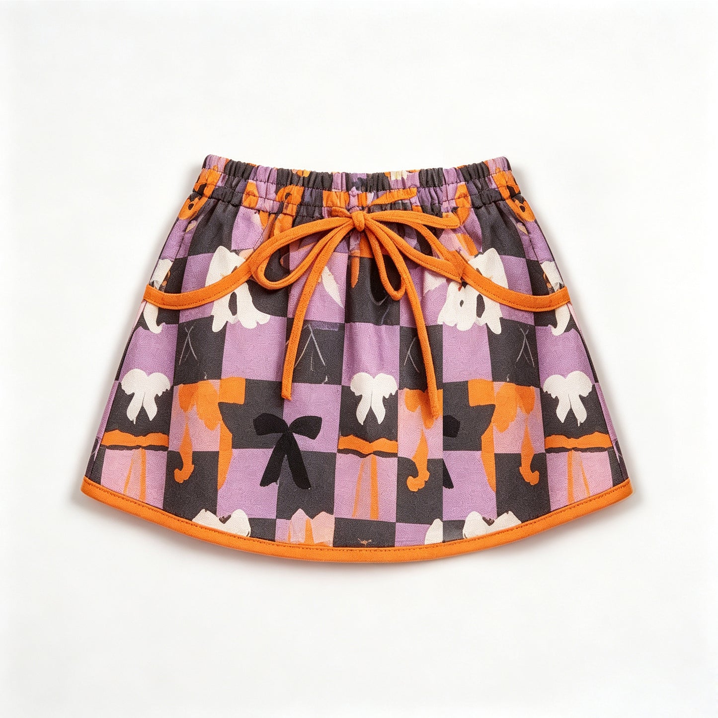 Halloween bows girls summer yoga skirts preorder