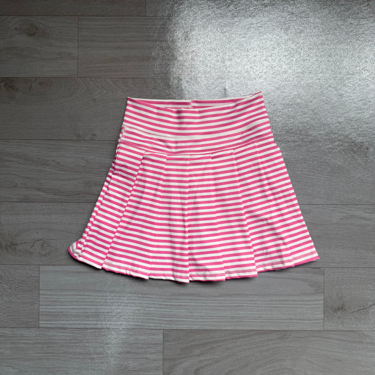 Pink stripes girls summer yoga skirts preorder