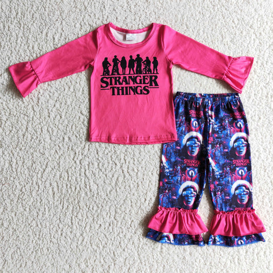 baby girls movie design matching outfit