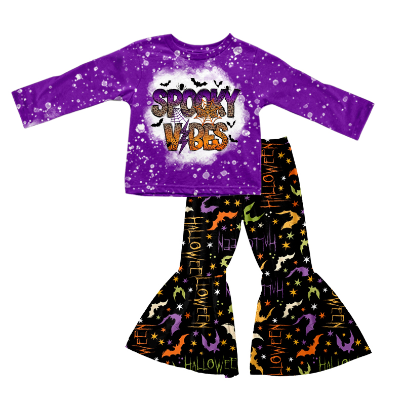 Pre order Halloween Spooky girls clothing set