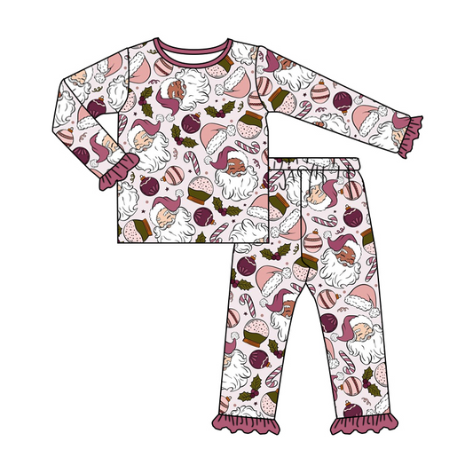 Santa Claus Christmas holiday pajama set preorder