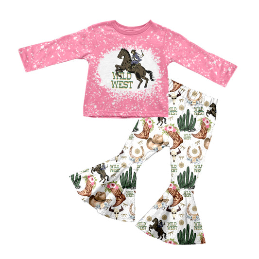 western girls long sleeve wild west horse outfit preorder