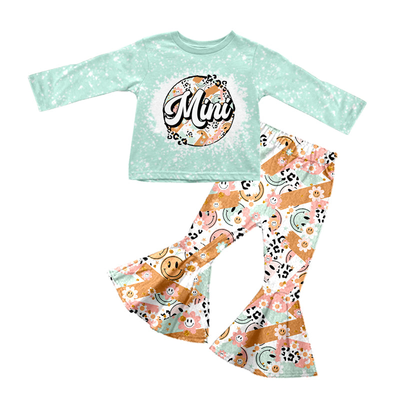 baby girls mini print boutique outfit wholesale baby clothes preorder