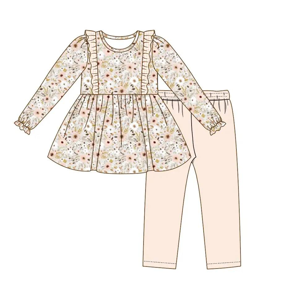 Children girls floral boutique outfit preorder