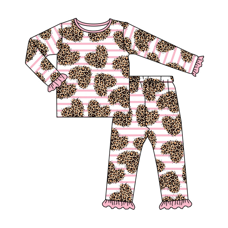 leopard heart valentines day outfit preorder