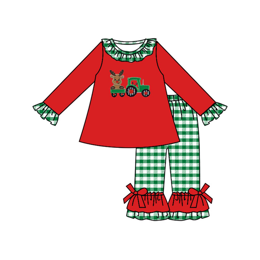 toddle baby girl christmas reindeer truck clothes preorder