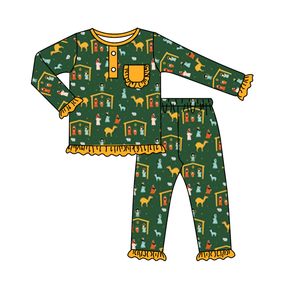 baby girl clothes christmas nativity pants outfit preorder