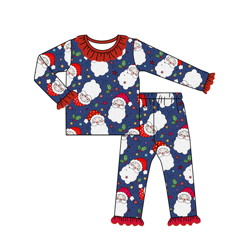 Christmas Santa Claus long sleeve pajama set preorder