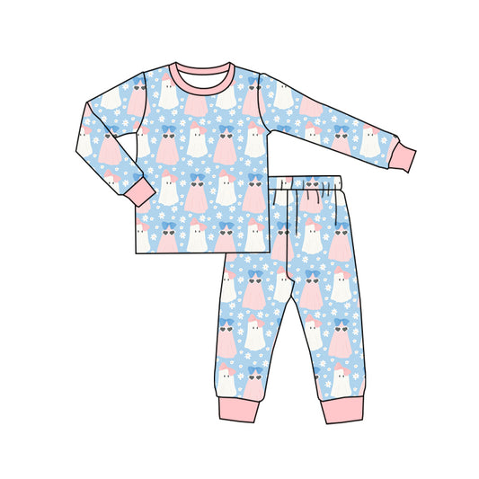 Halloween pink ghost long sleeve baby clothes preorder