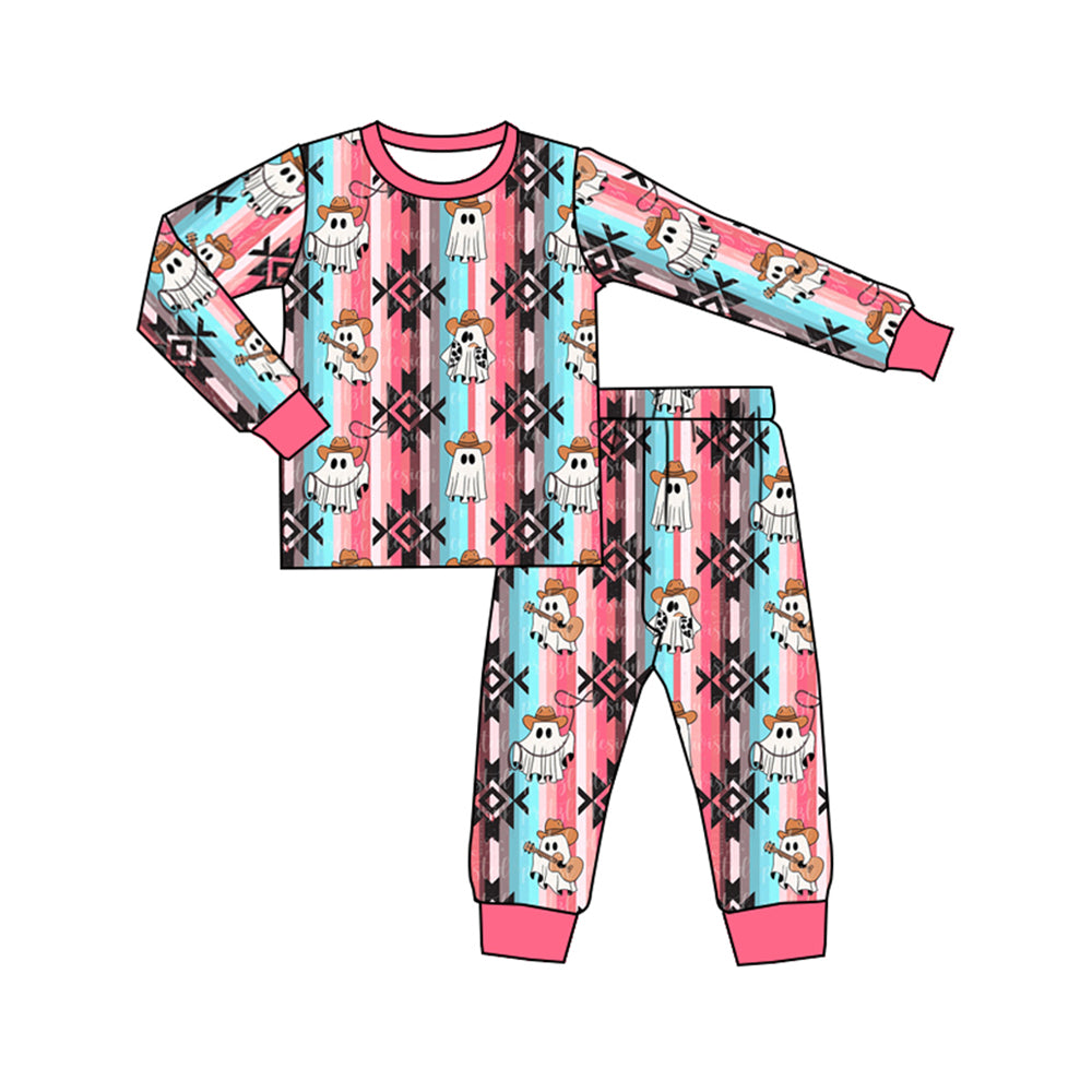 Cowgirl aztec halloween ghost pajama set outfit preorder