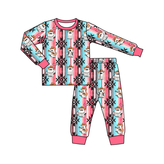 Cowgirl aztec halloween ghost pajama set outfit preorder