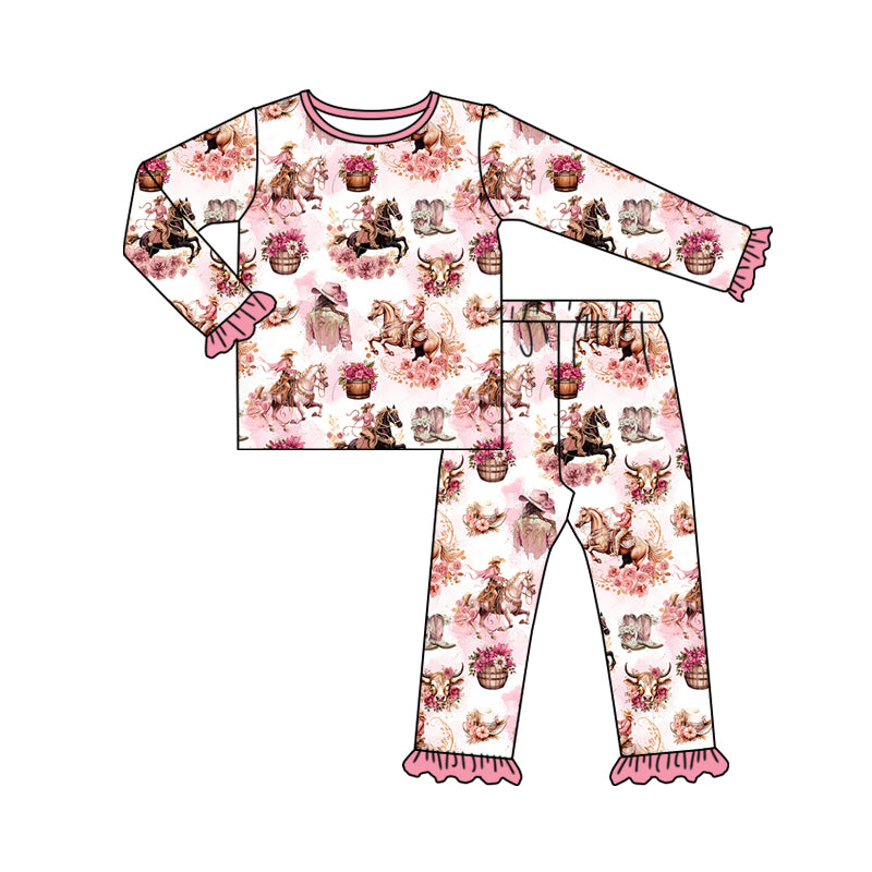 Western cowgirl long sleeve clothes  preorder