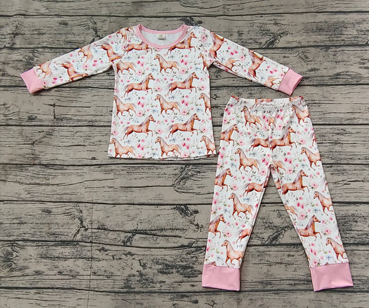 Cowgirl western horse floral long sleeve outfit preorder