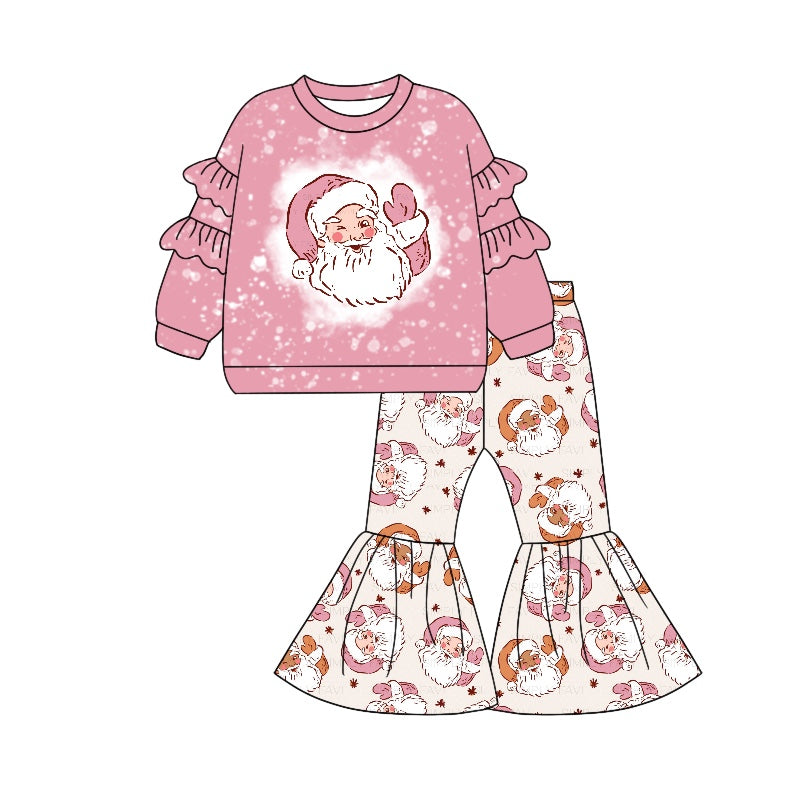 Christmas Santa Claus long sleeve matching outfit preorder