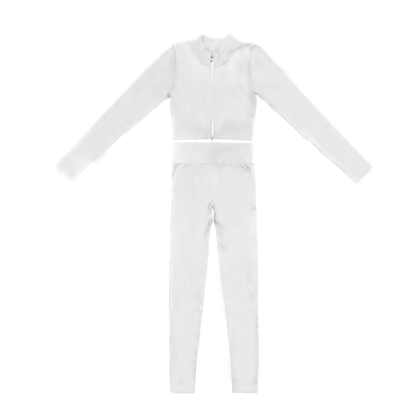 baby girls white two pieces active wear athletic sports clothes preorder