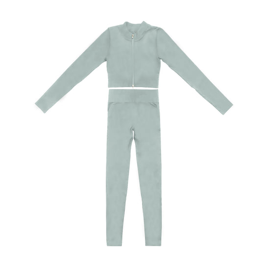 baby girls blue two pieces active wear athletic sports clothes preorder