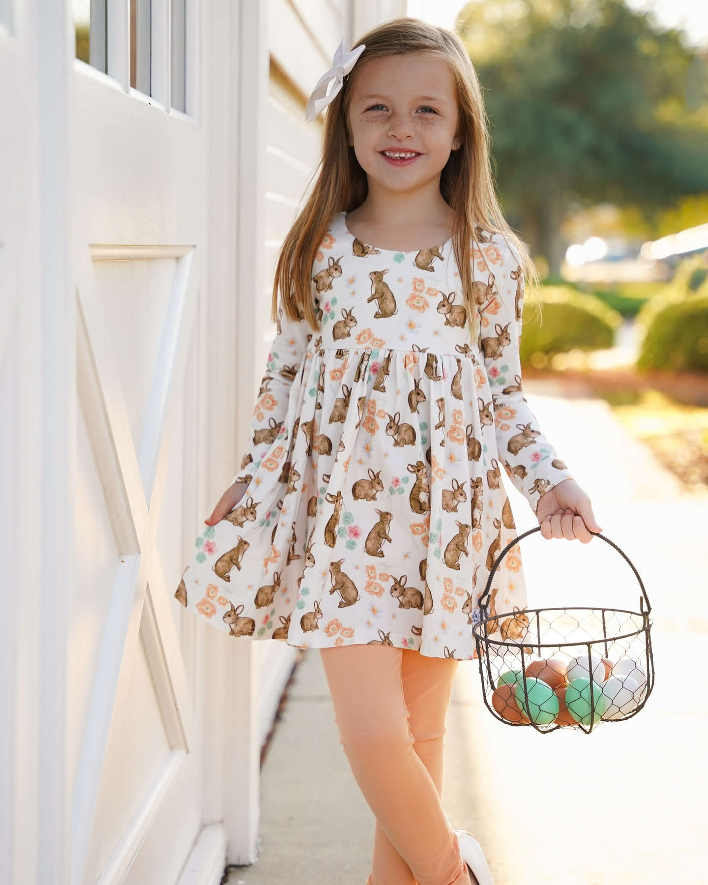 Baby girl Easter bunny dress preorder