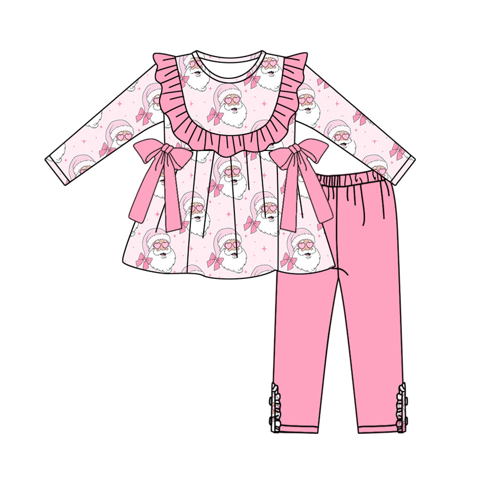 Christmas Santa Claus tunic top matching pants clothes preorder