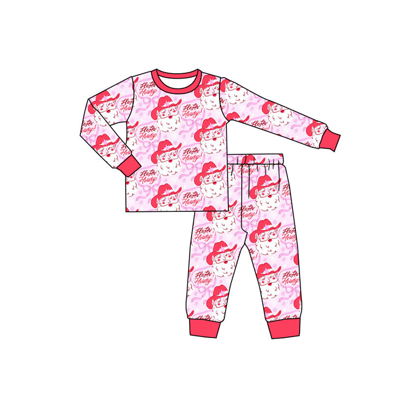 Toddle baby girls Christmas Santa Claus pajama set preorder