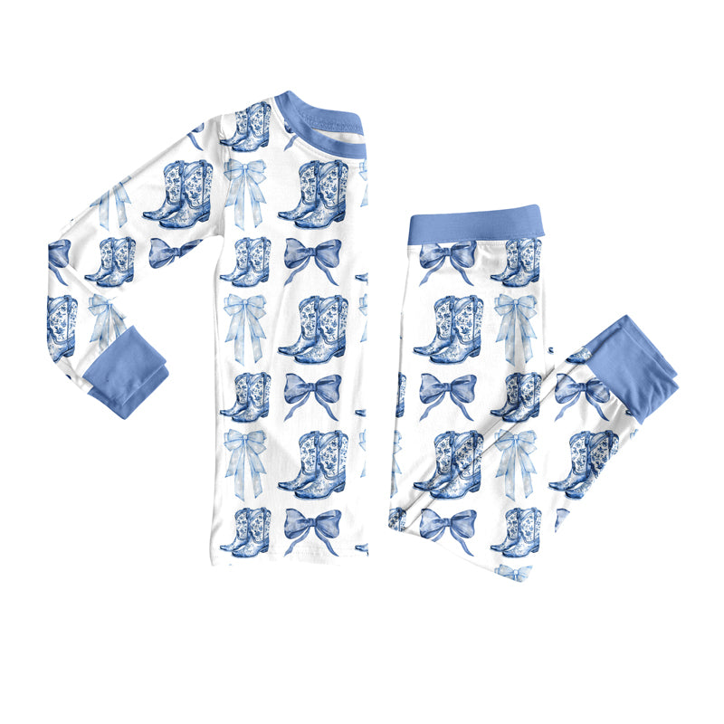 Western cowgirls long sleeve matching pajama set preorder