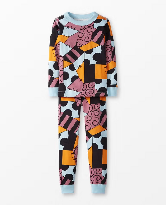 Halloween design kids girls long sleeve matching pajama set preorder