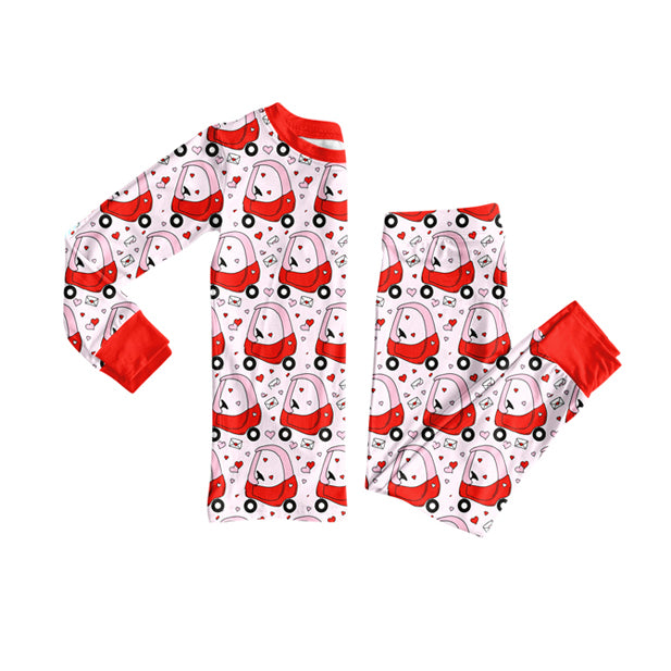 Valentines day heart girls long sleeve outfit preorder