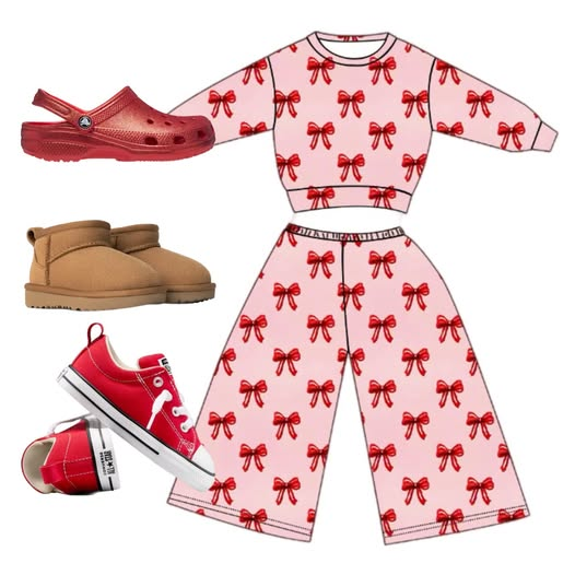 Toddle girls red bow design jumpsuit preorder
