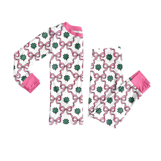 Girls Saint Patrick's Day top matching pants outfit preorder
