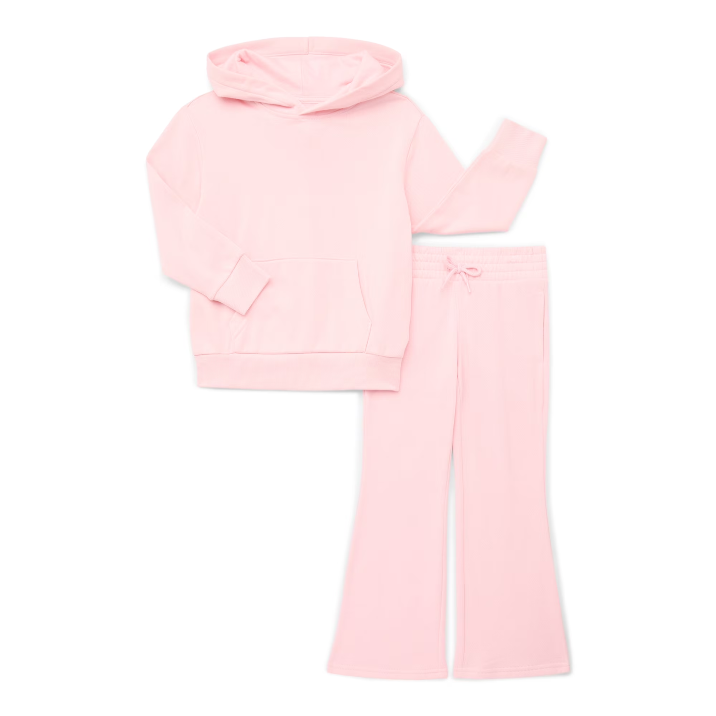 Pink hoodie top pants kids girls long sleeve outfit preorder