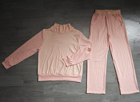 Adult Women pink color long sleeve outfit preorder