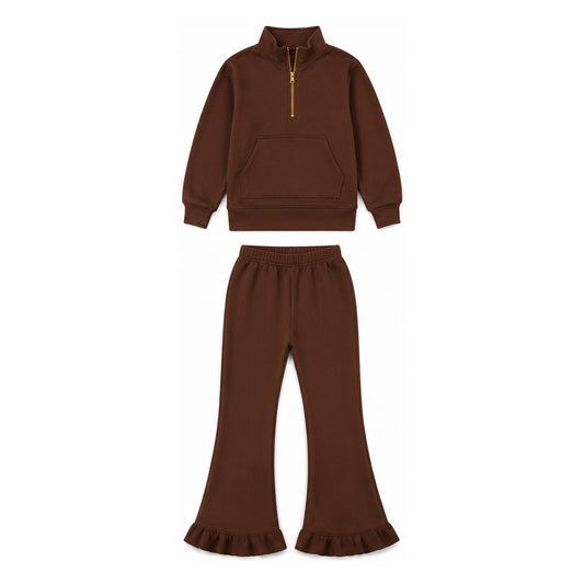 Girls long sleeve sweatshirt top matching pants spring fall outfit preorder