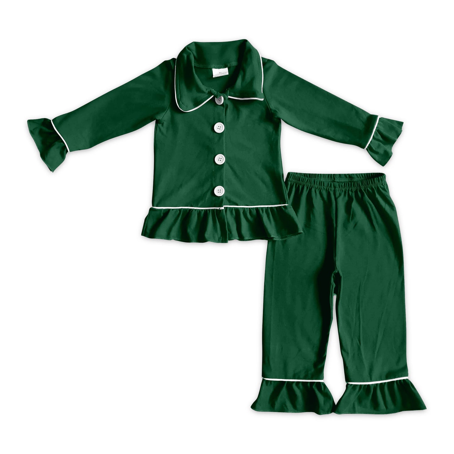 Adult women Christmas green color long sleeve pajama set preorder