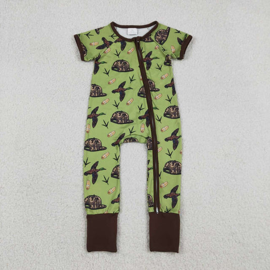 Toddle baby boy duck call hunting season romper