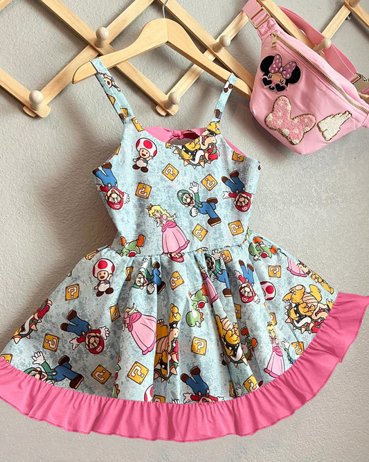 Pre-order baby girls wholesale cartoon dress