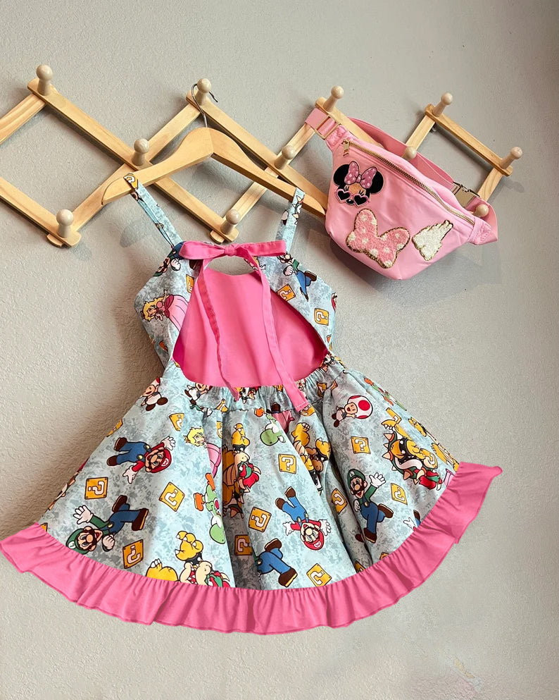 Pre-order baby girls wholesale cartoon dress