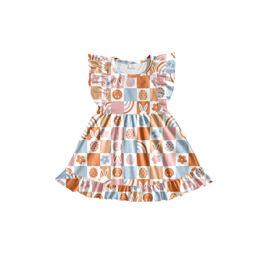 Easter bunny smile face milk silk dress preorder