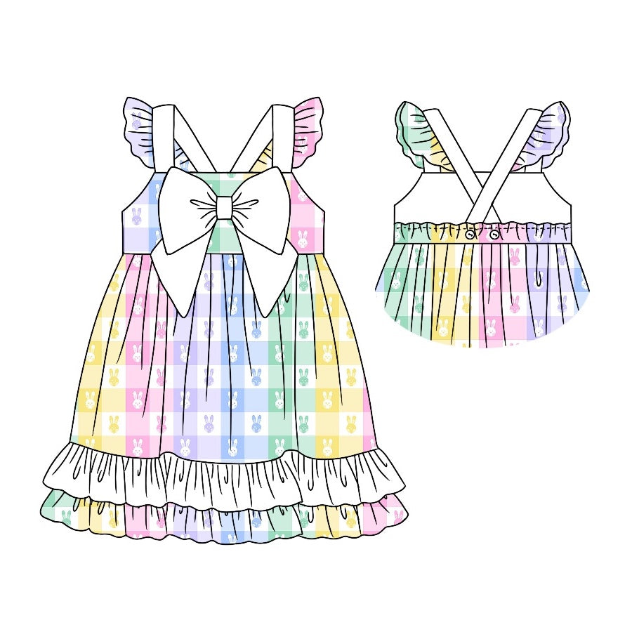 baby girls Easter bunny dress preorder