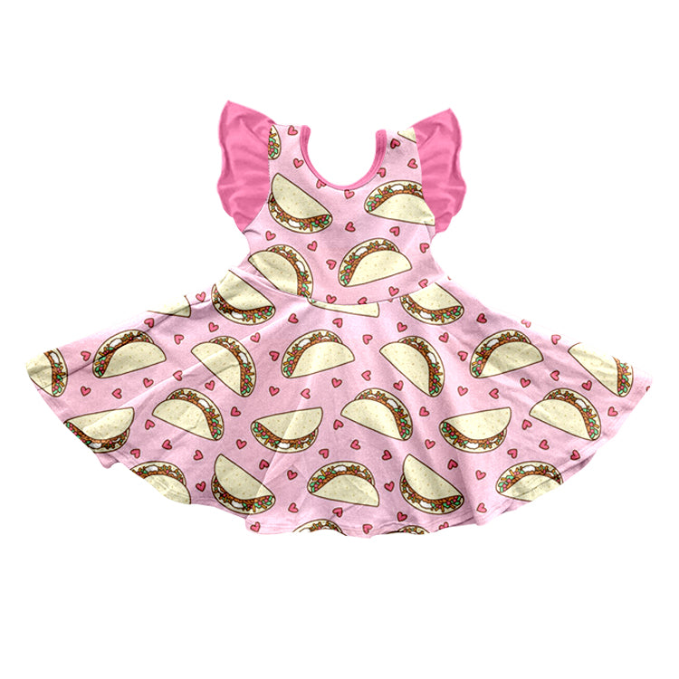 baby girls short sleeve taco dress preorder