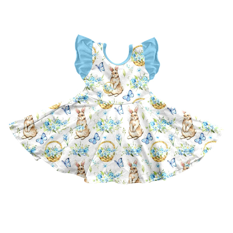 Easter bunny floral dress preorder