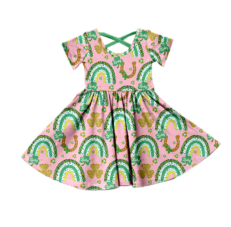 Saint Patrick's Day rainbow lucky dress preorder