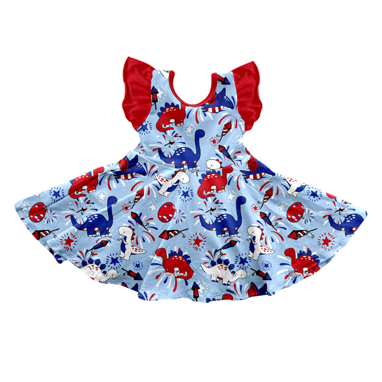 American girls july 4th dinosaur dress preorder