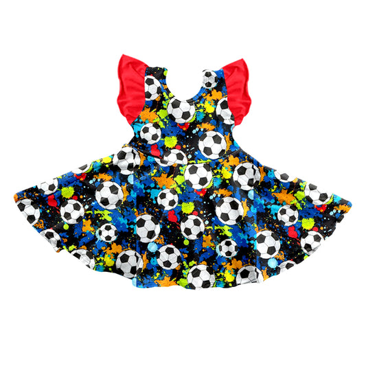 infant baby girls soccer sports dress preorder