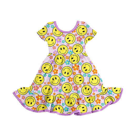 baby girls sunshine print boutique dress preorder