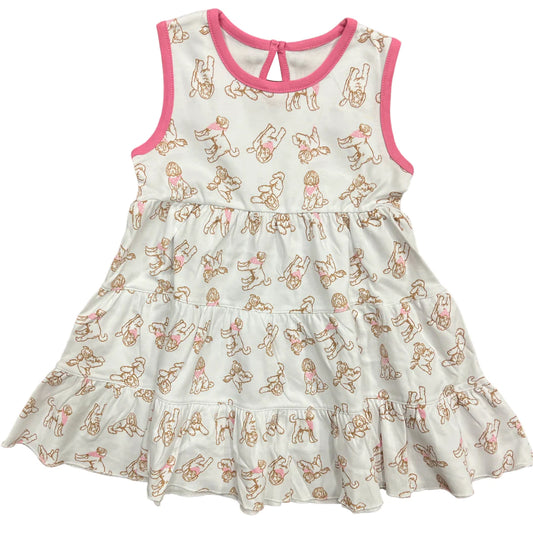 baby girls cute dog print sleeveless dress preorder