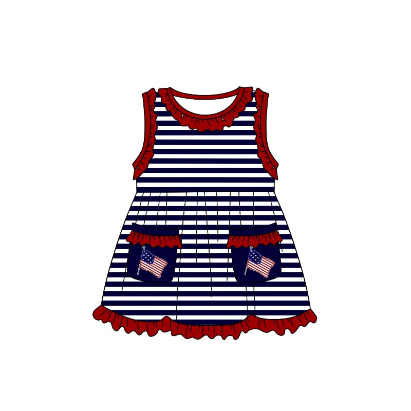 American flag  july 4th dress preorder