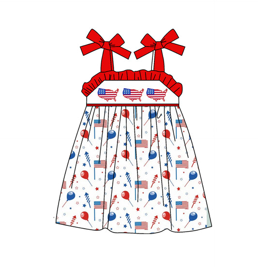 American flag july 4th dress preorder