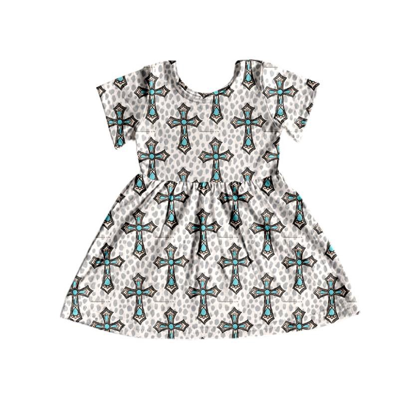 toddle girls western turquoise cross dress preorder