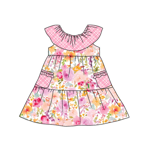 toddle girls floral boutique dress preorder