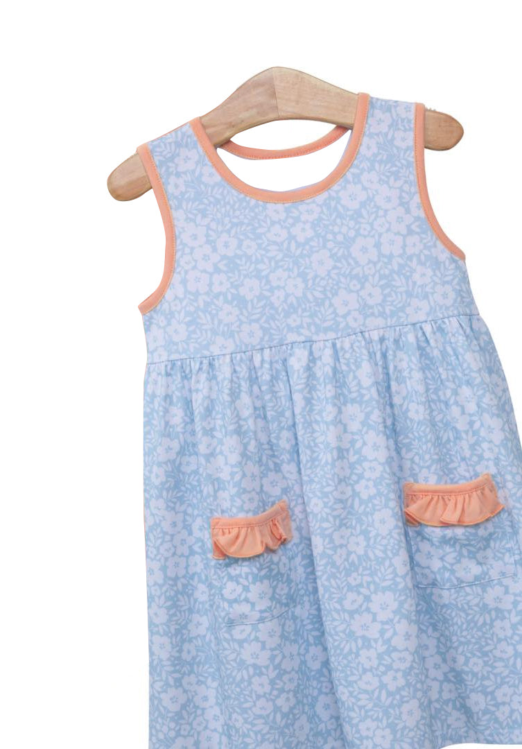 little girls floral boutique dress preorder