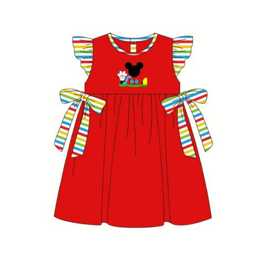 baby girls red cartoon dress preorder